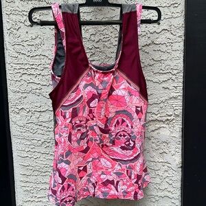 Maaji sports bra and matching tank size large